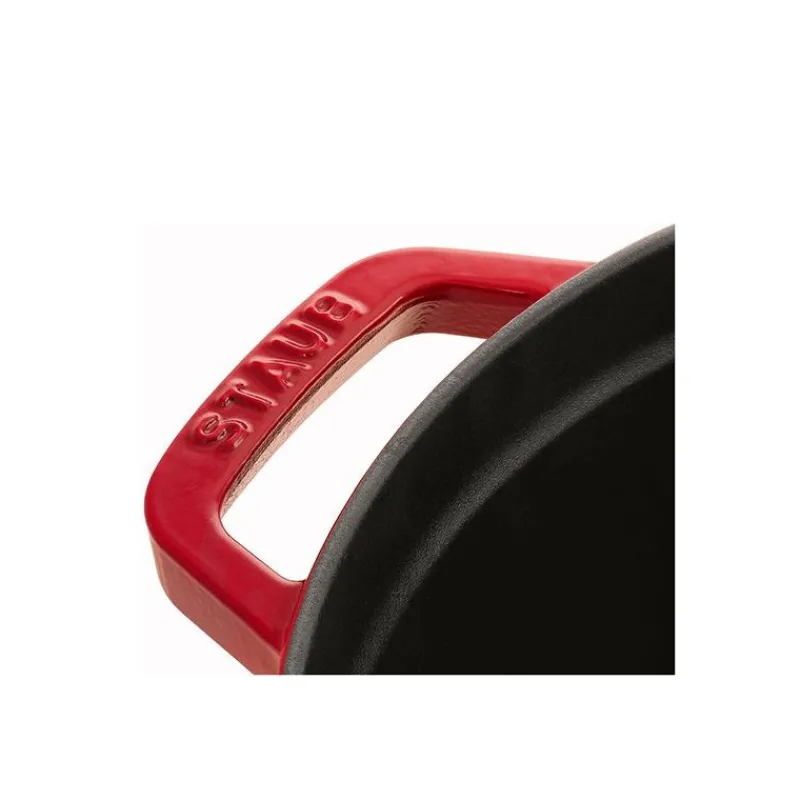 Cocottes Staub | Cocottes En Fonte Traditionnelle-STAUB Cocotte en fonte Emaillée Ronde ROUGE CERISE D26 5.25 L