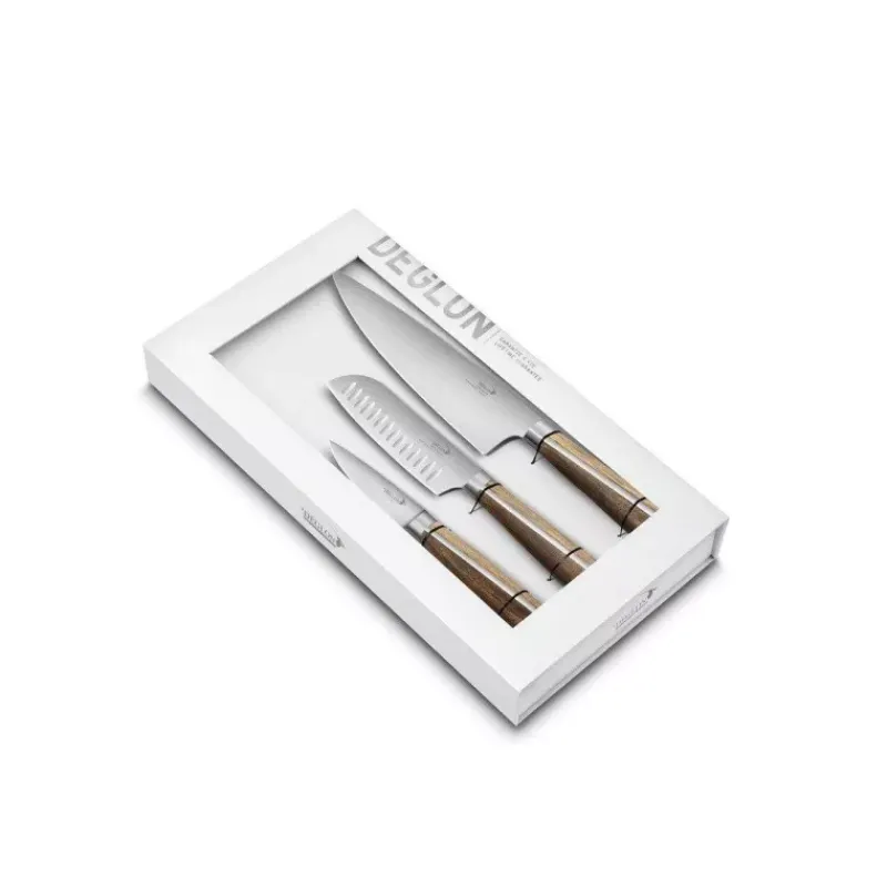 Coffrets Couteaux Cuisine-DEGLON Coffret 3 Couteaux Highwoods