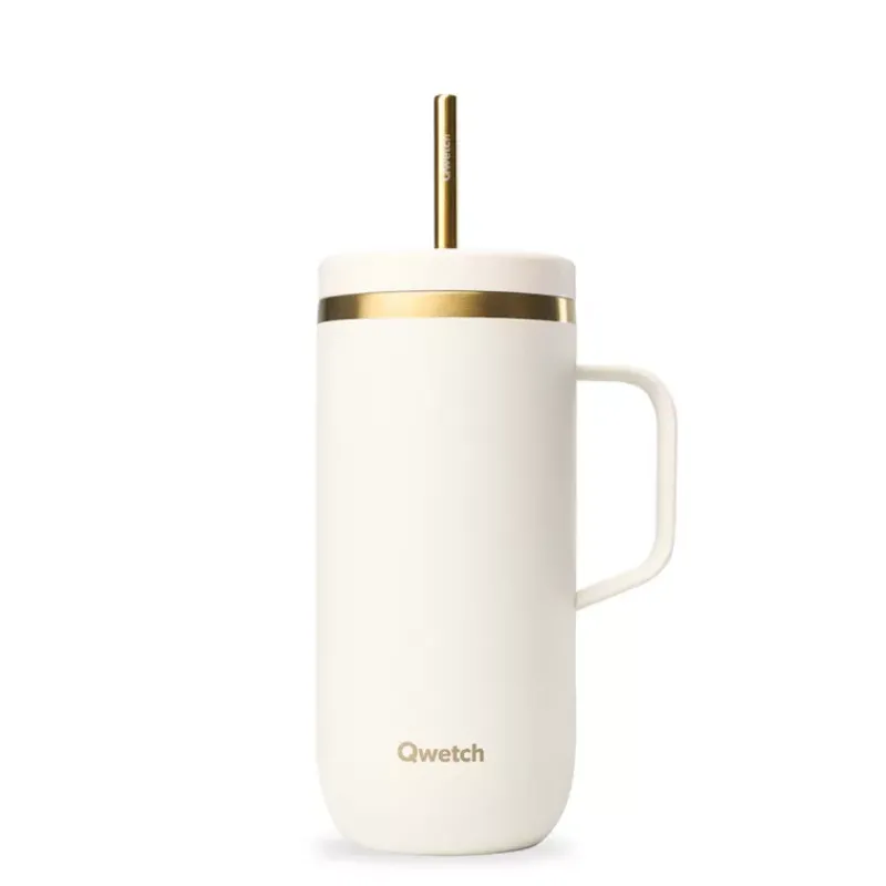 Tumblers Mugs Isotherme | Mugs-Qwetch COLD CUP isotherme double paroi en Inox 600 ml Sable Edition de Noël