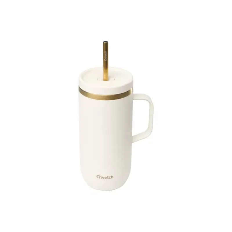 Tumblers Mugs Isotherme | Mugs-Qwetch COLD CUP isotherme double paroi en Inox 600 ml Sable Edition de Noël