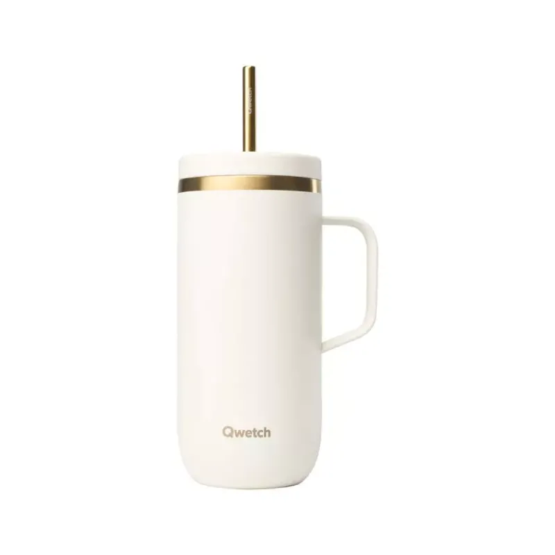 Tumblers Mugs Isotherme | Mugs-Qwetch COLD CUP isotherme double paroi en Inox 600 ml Sable Edition de Noël