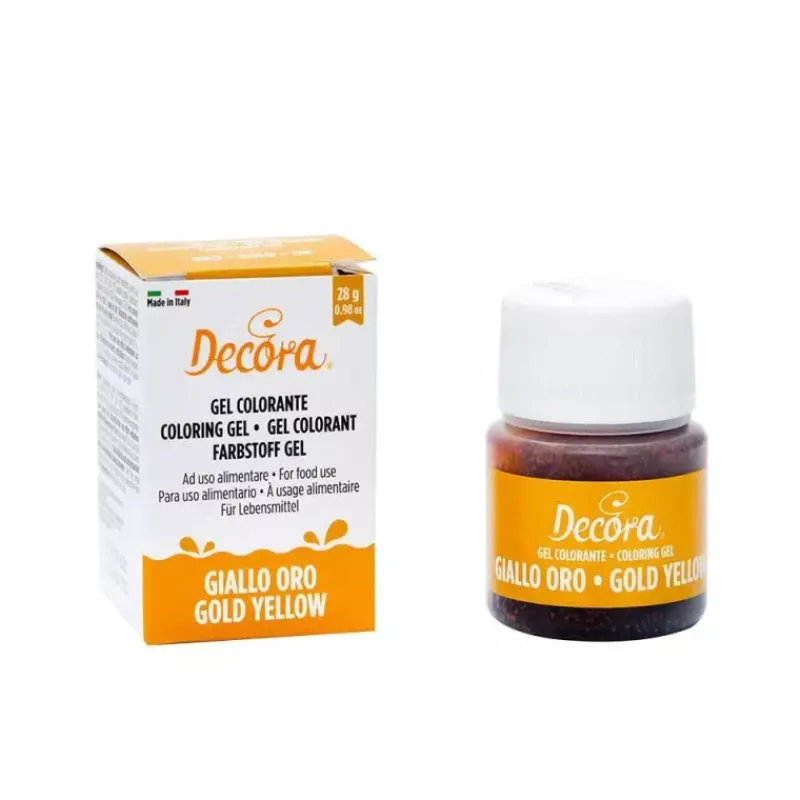 Colorants-Decora Colorant alimentaire Gel POT de 28 g OR