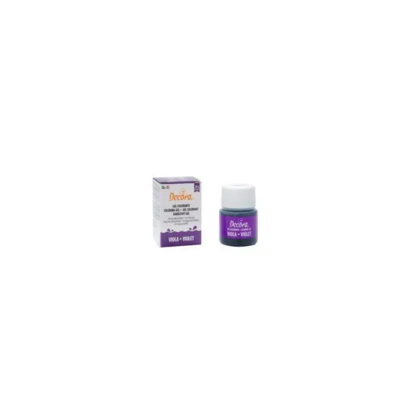 Colorants-Decora Colorant alimentaire Gel POT de 28 g VIOLET