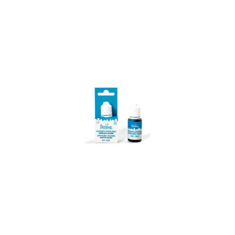 Colorants | Décors Alimentaires-Decora Colorant alimentaire liposoluble Flacon de 15g  Bleu