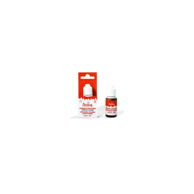 Colorants | Décors Alimentaires-Decora Colorant alimentaire liposoluble Flacon de 15g Rouge