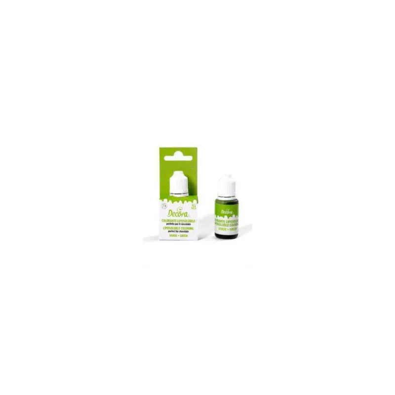 Colorants | Décors Alimentaires-Decora Colorant alimentaire  liposoluble Flacon de 15g Vert