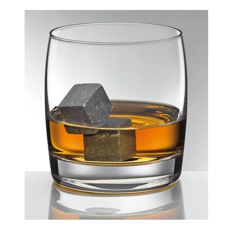 Glaçons Permanents-cilio Cool Rocks Pierres à Whisky -  Glaçons secs en granit - La boite de 9