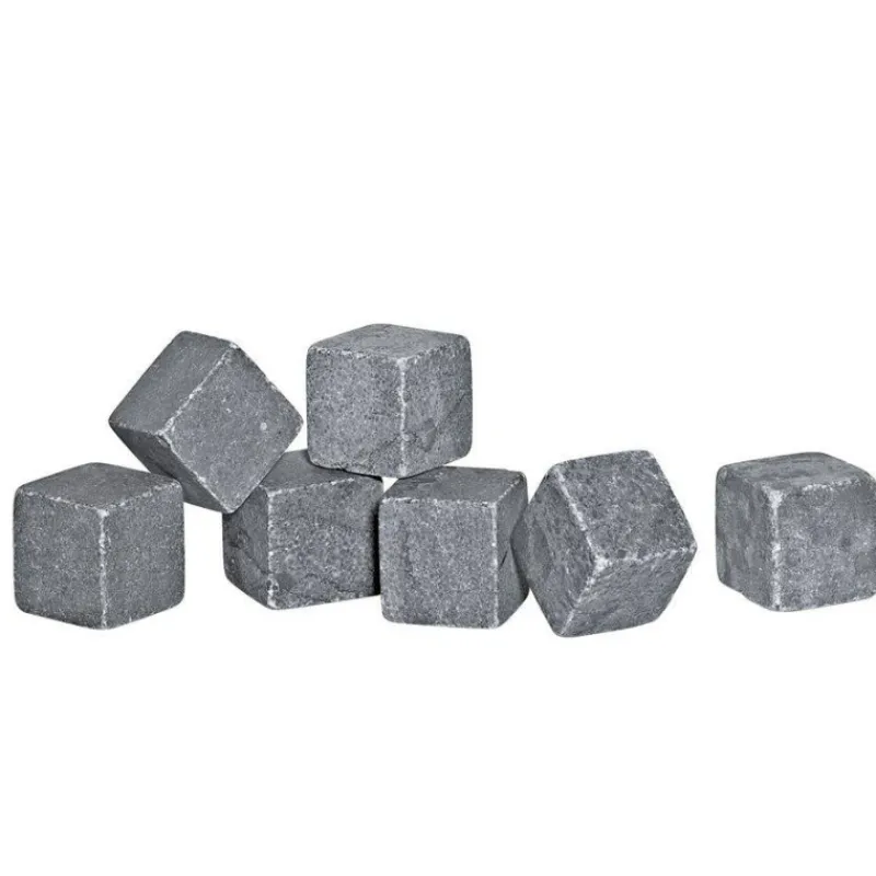 Glaçons Permanents-cilio Cool Rocks Pierres à Whisky -  Glaçons secs en granit - La boite de 9