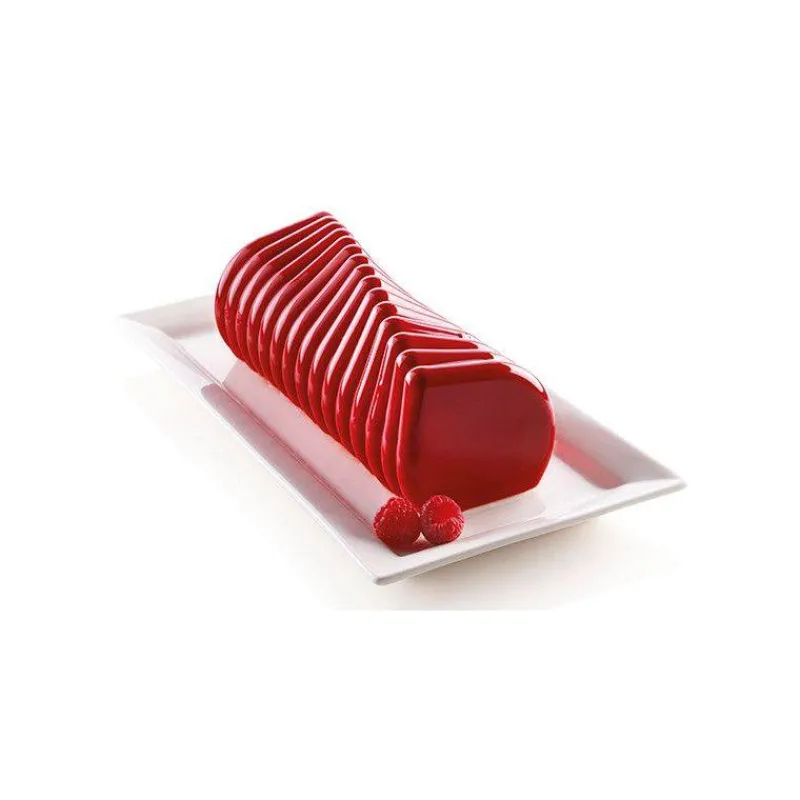 Moules Silikomart | Moules À Gâteaux Silicone-SilikoMart CORALLO Moule rectangulaire Corail en silicone 3Design L24.5