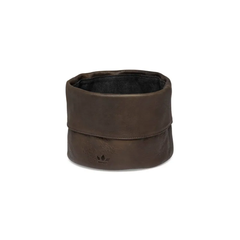 Corbeilles À Pain | Corbeilles-DUTCHDELUXES Corbeille à Pain en cuir vintage Marron foncé SC