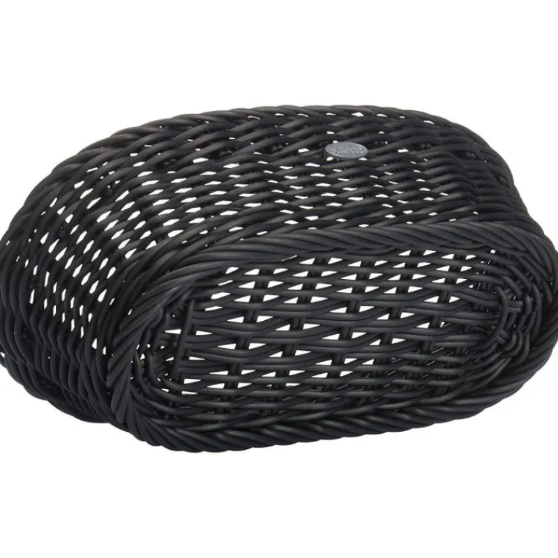 Corbeilles À Pain | Corbeilles-WESTMARK Corbeille à Pain Fruits tressé ovale 28 x 16 x 8 Noir