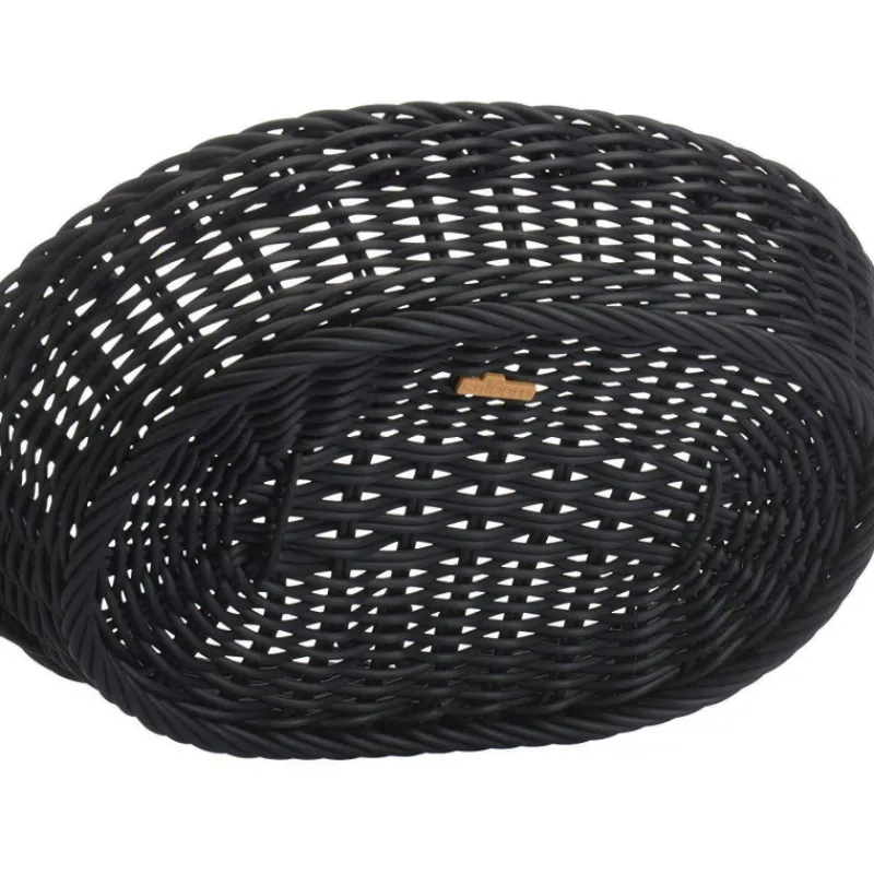Corbeilles À Pain | Corbeilles-WESTMARK Corbeille à Pain Fruits tressé ovale 32 x 23 x 7 Noir