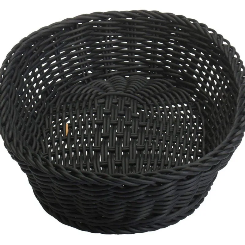 Corbeilles À Pain | Corbeilles-WESTMARK Corbeille à Pain Fruits tressé ovale 32 x 23 x 7 Noir