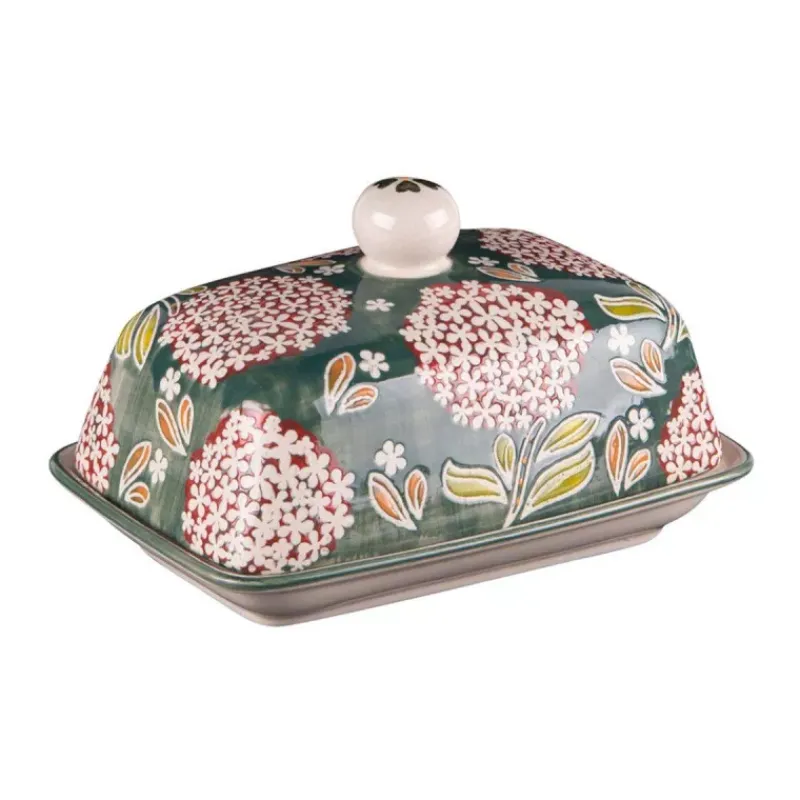 Beurriers | Beurriers Pour La Table-TABLE PASSION COTTAGE Beurrier avec couvercle cloche en Grès