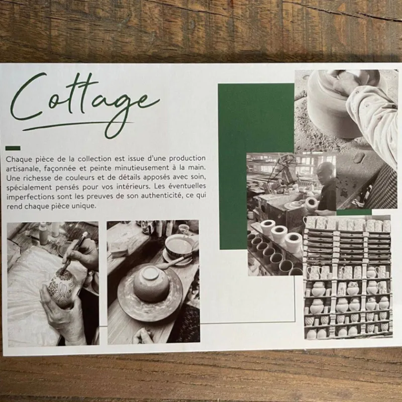 Coquetiers-TABLE PASSION COTTAGE Coffret de 4 coquetiers en Grès