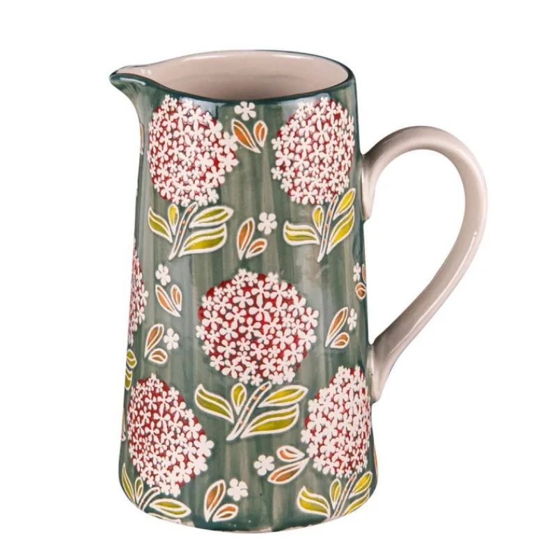 Brocs Et Pichets-TABLE PASSION COTTAGE Pichet en Grès 1.3L Vert