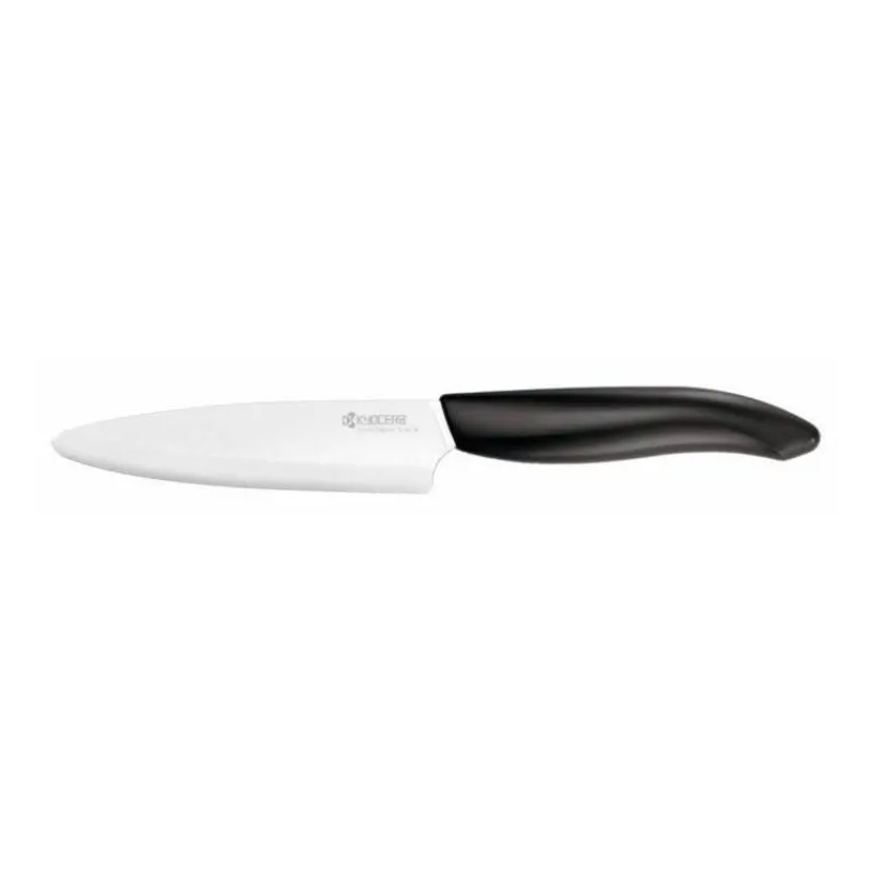 Couteaux Céramiques-KYOCERA Couteau universel céramique lame blanche 13 cm Noir