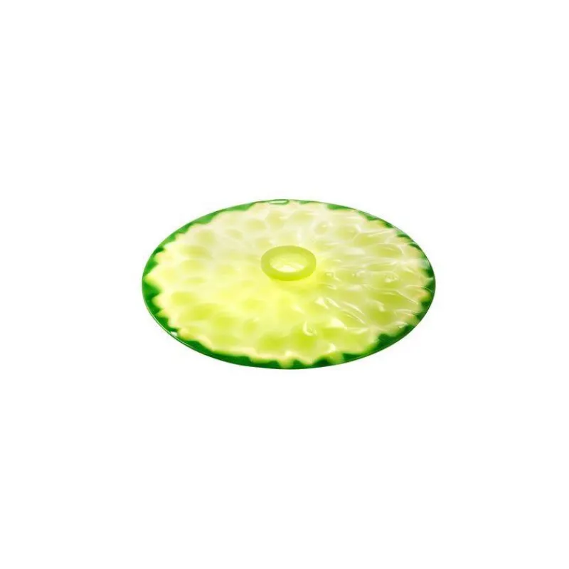 Couvercles En Silicone-Charles VIANCIN Couvercle en silicone Citron Vert D15 cm