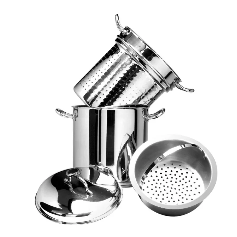 Cuit Pâtes | Marmites Et Traiteurs-ARTAME Cuiseur Multifonctions Traiteur Cuit-Pâtes Cuit-Vapeur Cuit Asperges Inox D20