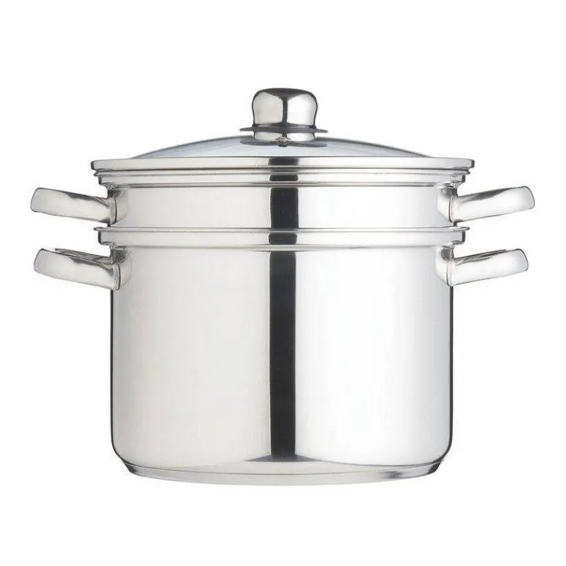 Cuit Pâtes | Marmites Et Traiteurs-Kitchen Craft Cuiseur Multifonctions Vapeur Pâtes Marmite Inox 26cm 7,5 L + Couvercle SC