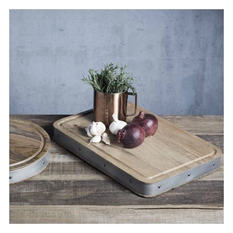 Billots | Billots-Kitchen Craft Cuisine Industrielle Planche à découper Billot de travail en bois 48 x 32  cm KitchenCraft
