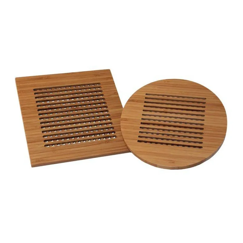 Dessous De Plats Basiques-La Casserolerie Dessous de Plat en Bambou  - Les 2  D20 Totally Bamboo