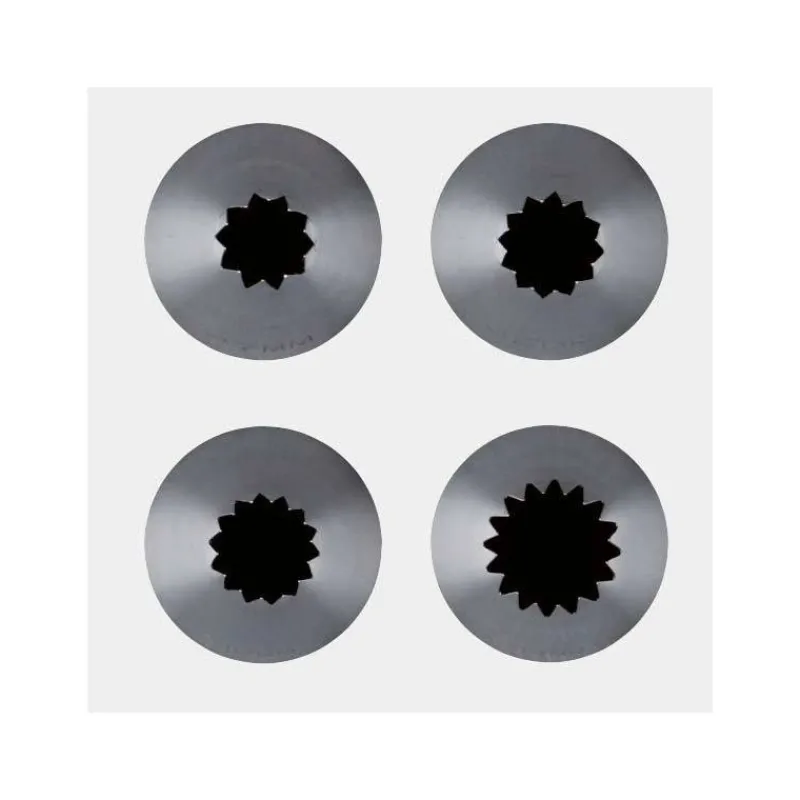 Douilles-De Buyer Douille Inox cannelée à petits fours 12 dents D08 mm