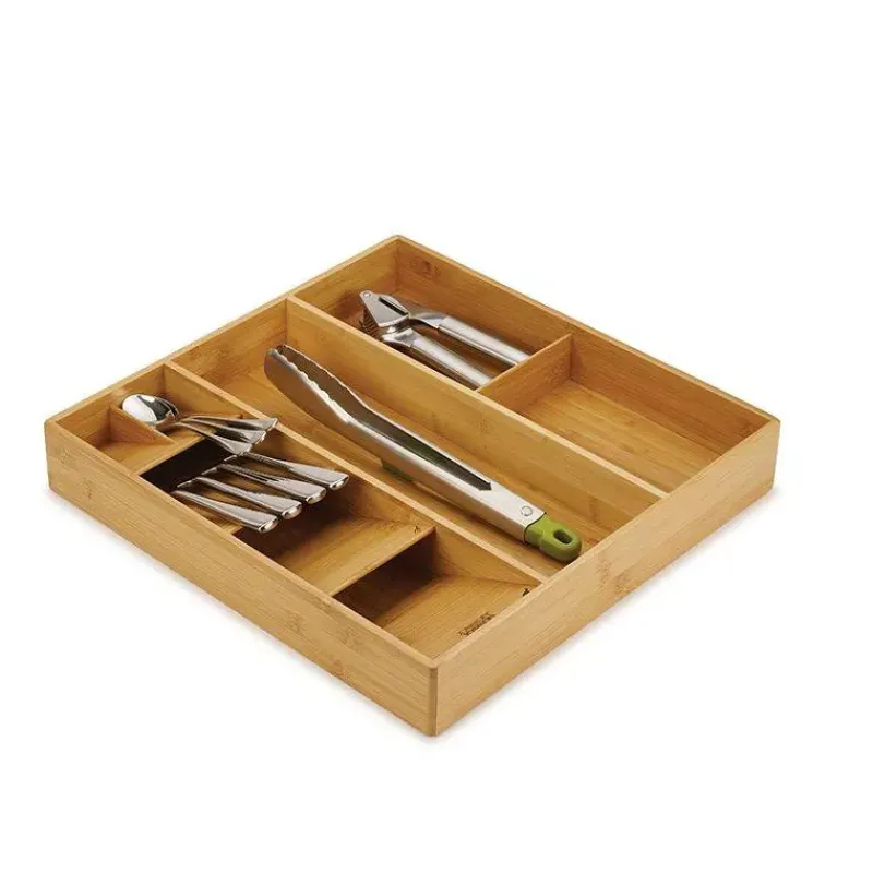 Rangement Pour Placards Tiroirs-Joseph Joseph Drawer Store Bamboo Range couverts et ustensiles pour tiroir