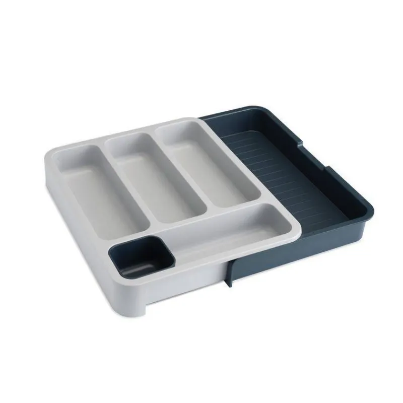 Rangement Pour Placards Tiroirs-Joseph Joseph Drawer Store Range couverts extensible pour tiroir Gris