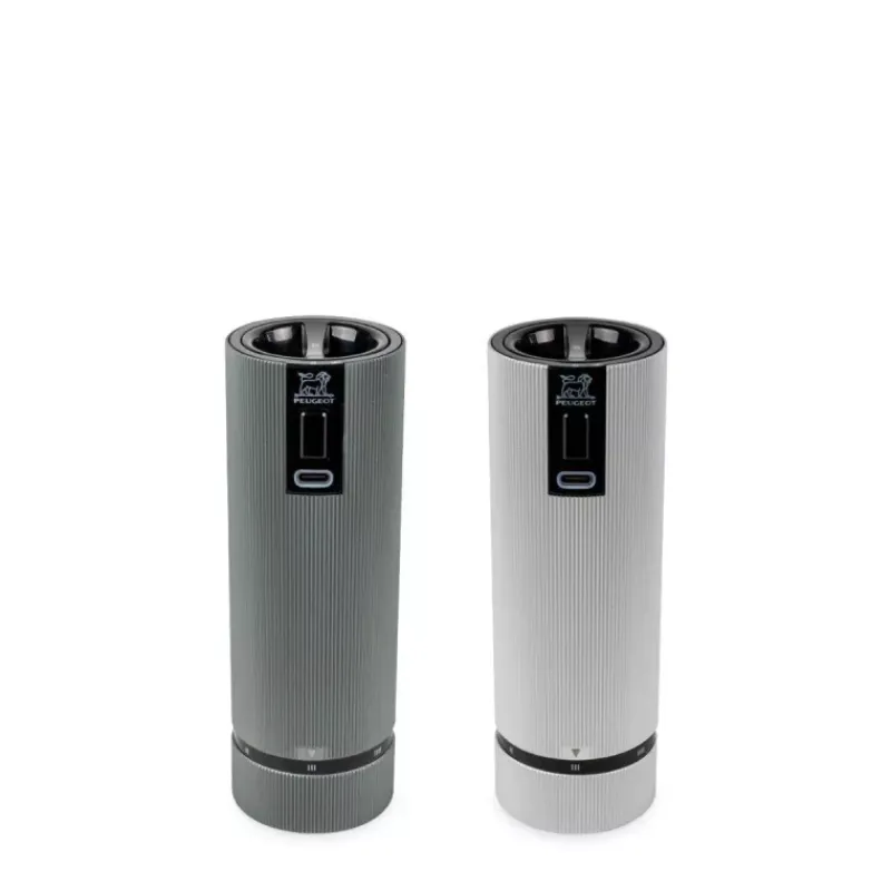Moulins Électriques | Moulins À Sel-PEUGEOT DUO LINE Coffret cadeau Moulin à Poivre et à Sel électrique U'SELECT 15 cm