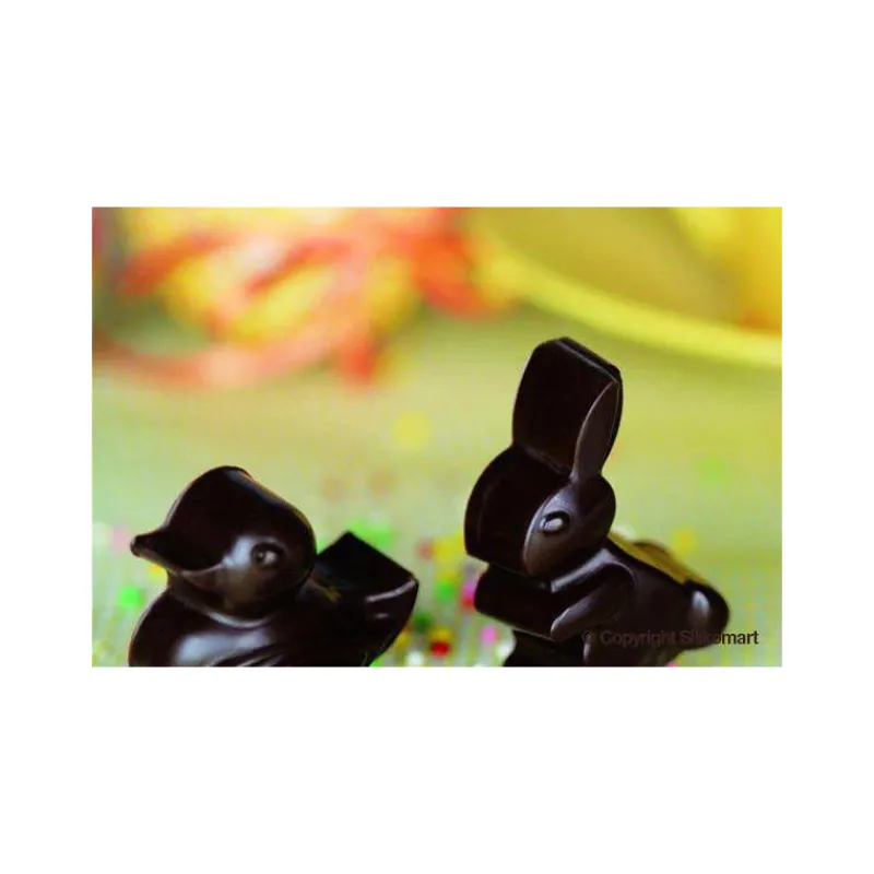 Thème Pâques | Moules Silikomart-SilikoMart EASTER Moule Fritures en chocolat Pâques en silicone 14 pièces