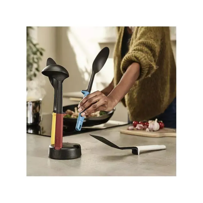 Ensembles Et Sets D'ustensiles-Joseph Joseph Elevate Set de 4 ustensiles de cuisine et leur support de rangement  SC