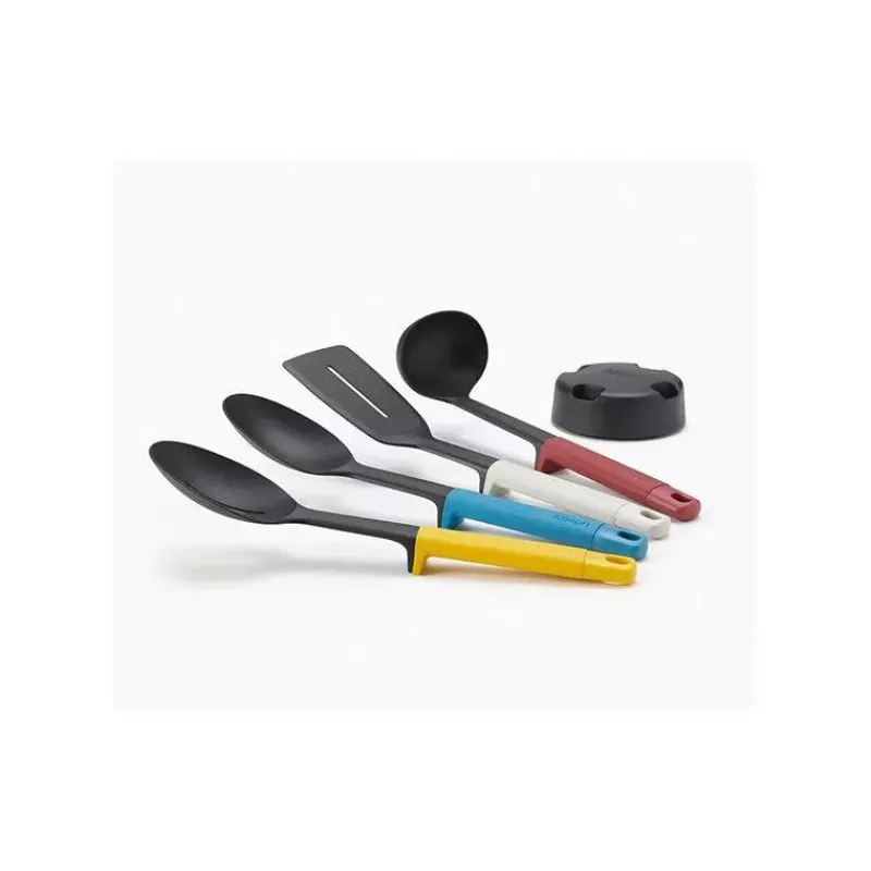 Ensembles Et Sets D'ustensiles-Joseph Joseph Elevate Set de 4 ustensiles de cuisine et leur support de rangement  SC
