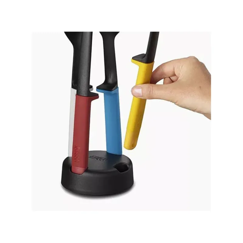 Ensembles Et Sets D'ustensiles-Joseph Joseph Elevate Set de 4 ustensiles de cuisine et leur support de rangement  SC