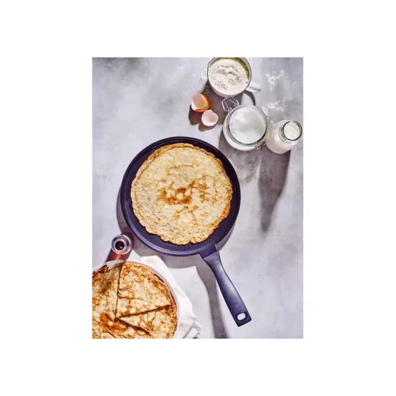 Crêpes | Poêles Avec Revêtement Anti-adhérent-BEKA ENERGY Poêle à Crêpes Crêpière Fonte Aluminium revêtue céramique D28