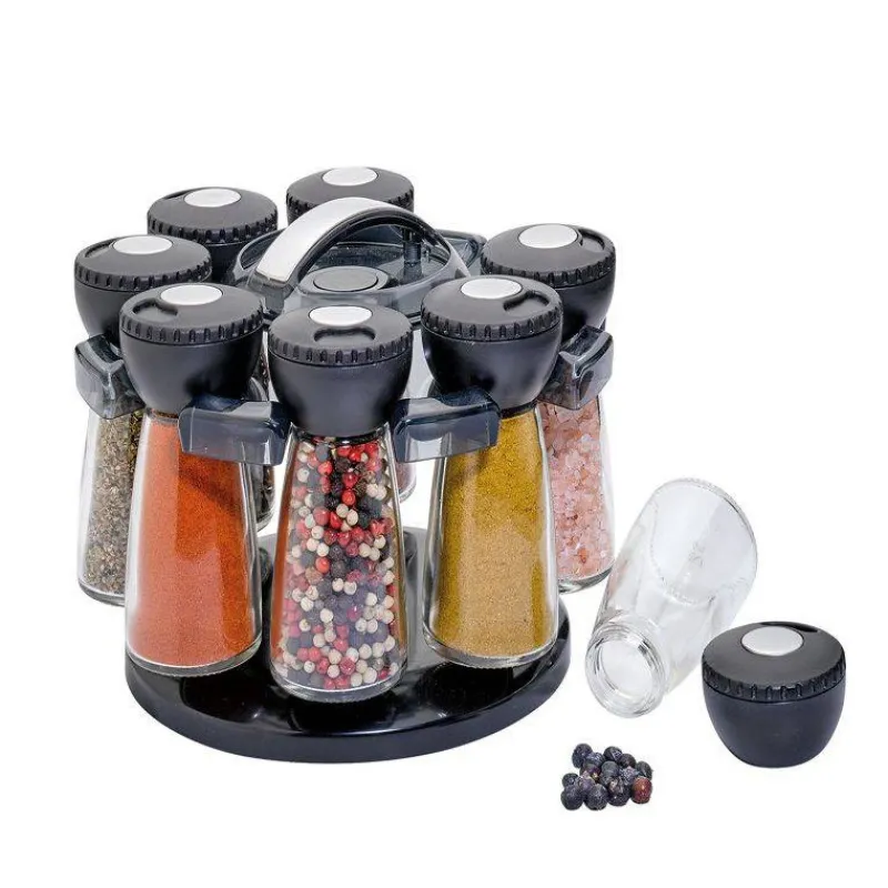 Rangements À Épices-KUCHENPROFI Etagère support rotatif 8 épices