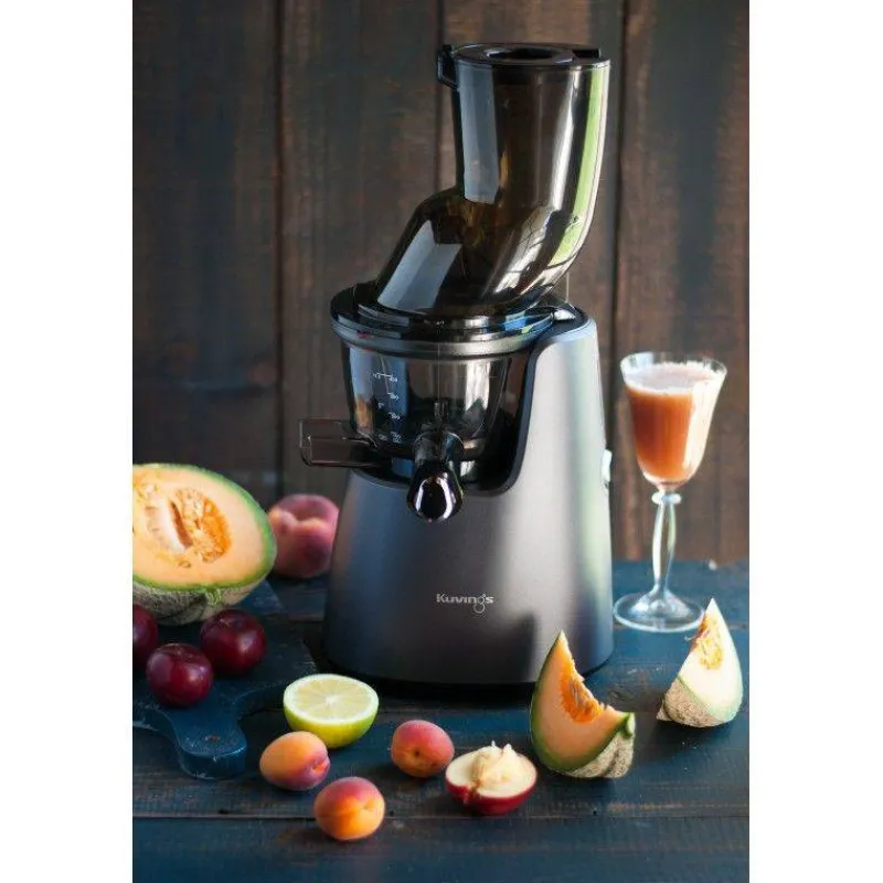 Extracteurs De Jus Électrique-Kuvings Extracteur de jus électrique par Pression à froid D9900 Gris Mat