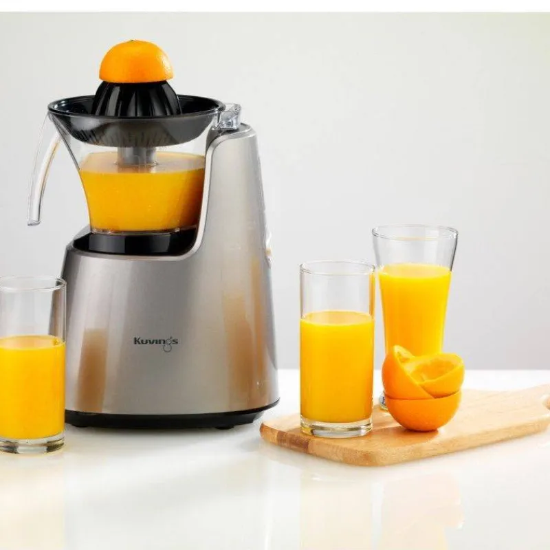 Extracteurs De Jus Électrique-Kuvings Extracteur de jus électrique par Pression à froid D9900 Gris Mat