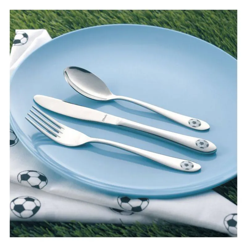 Couverts Pour Enfants-Amefa FOOTIE Set de 3 couverts Enfant en Inox