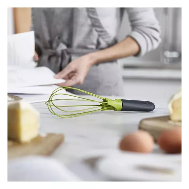 Fouets Pour La Cuisson | Fouets-Joseph Joseph Fouet TWIST en silicone 2 en 1 Vert