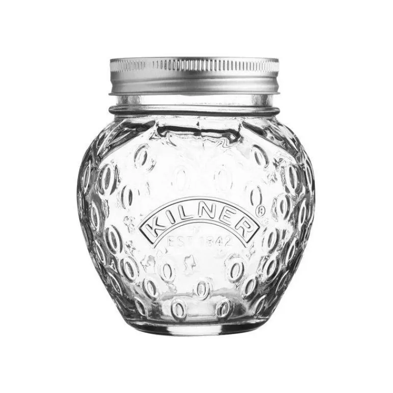 Bocaux De Conservation-Kilner FRAISE Bocal de conservation à visser en verre 400 ml