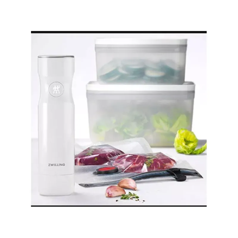 Machines Sous Vide-ZWILLING FRESH & SAVE Appareil électrique sous vide Set boites plastique et sacs