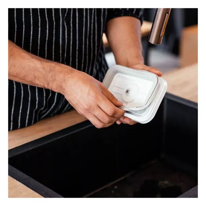 Conservation Sous-vide Fresh & Save | Conservation Sous-vide-ZWILLING FRESH & SAVE Boite en verre sous-vide Taille S 0.4 L