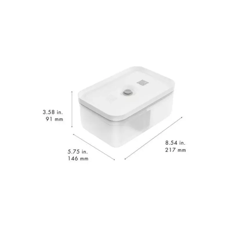 Lunch Box-ZWILLING FRESH & SAVE Boîte Lunch Box Plastique sous-vide Taille L Haute 1,6 L