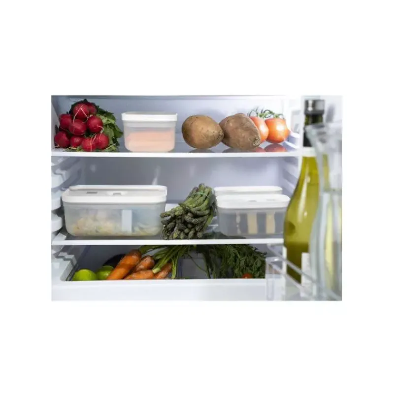 Boites De Rangement-ZWILLING FRESH & SAVE Set de 3 Boîtes Plastique sous-Vide Tailles 0,4 L 1,1L 2,3 L