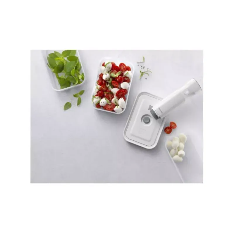 Boites De Rangement-ZWILLING FRESH & SAVE Set de 3 Boîtes Plastique sous-Vide Tailles 0,4 L 1,1L 2,3 L