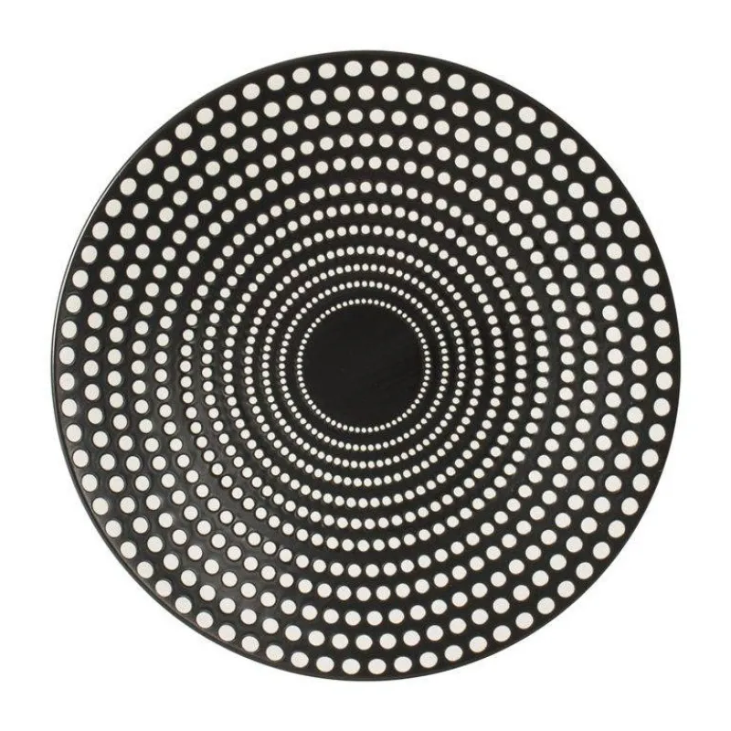 Plats À Gâteaux-TABLE PASSION GALAXY POIS Plat rond de service Tartes Gâteaux en Grès D31  