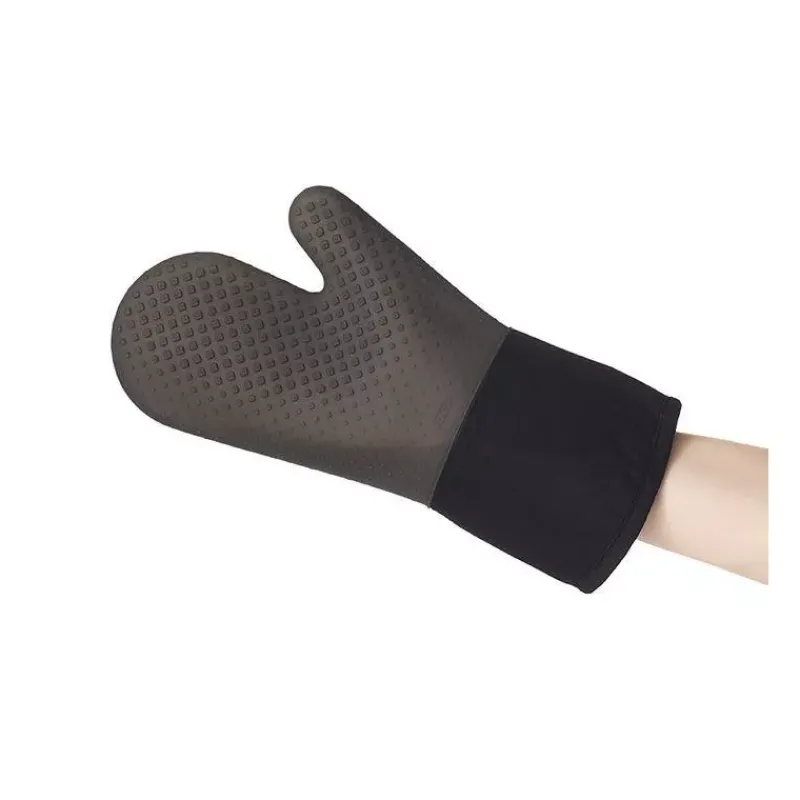 Gants Et Maniques-OXO Gant à four en coton et Silicone Noir