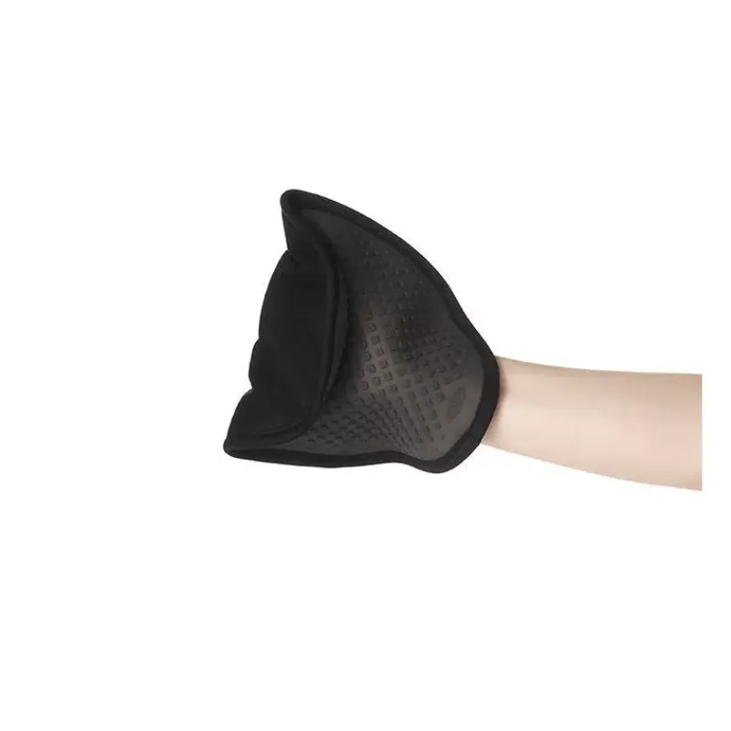 Gants Et Maniques-OXO Gant à four en coton et Silicone Noir