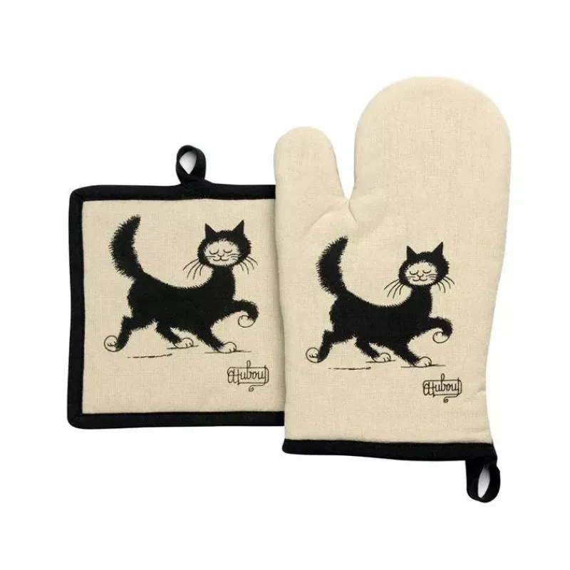 Maniques Et Gants | Gants Et Maniques-T&B Maison Gant + Manique DUBOUT Winkler Chat Ballade